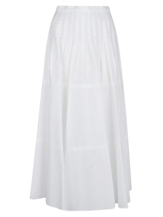 26SS 막스마라 롱 스커트 2616101052600 001 White