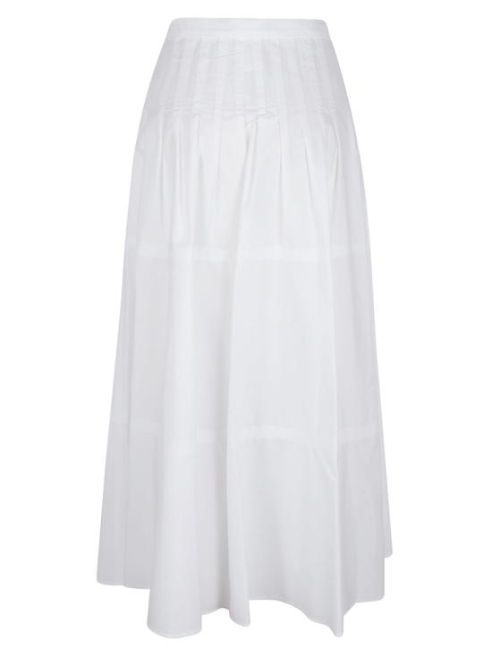 26SS 막스마라 롱 스커트 2616101052600 001 White - MAX MARA