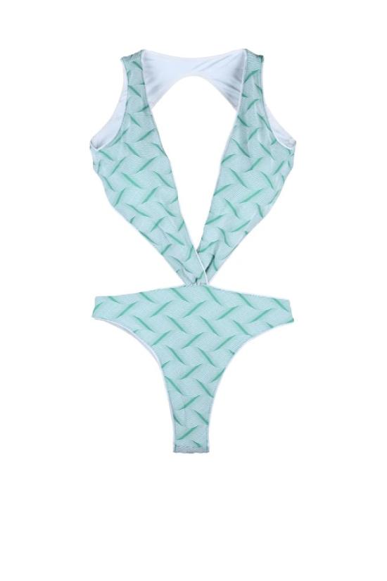 25SS 수크레테 비키니 수영복 과감한 컷아웃 디테일이 돋보이는 질감 있는 원피스 수영복