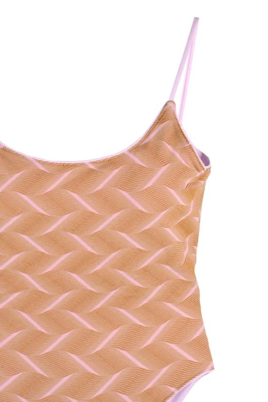  수크레테 원피스 수영복 물결무늬가 있는 수크레트 원피스 수영복 - SUCRETTE