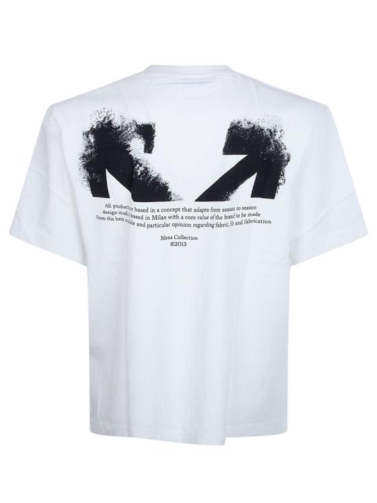 26SS 오프화이트 반팔 티셔츠 44MAA120S26J008100 White - OFF WHITE