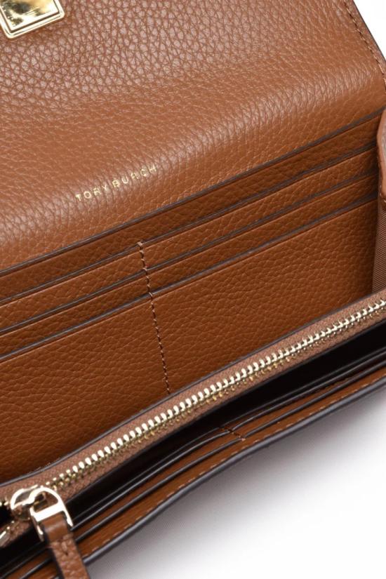 25SS 토리버치 지갑 질감이 있는 송아지 가죽 - TORY BURCH