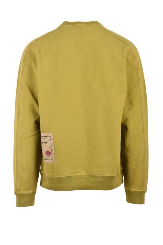  텐 씨 탑 면 크루넥 스웨트셔츠 카키색 - TEN C