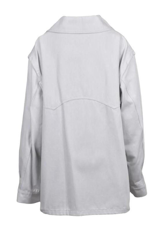  마르지엘라 데님 오버사이즈  재킷 - 베이지 - MAISON MARGIELA