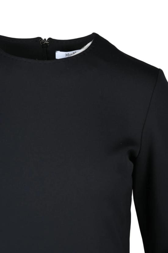 25SS 막스마라 미디 원피스 바르톨로 시스 드레스 - 블랙 - MAX MARA