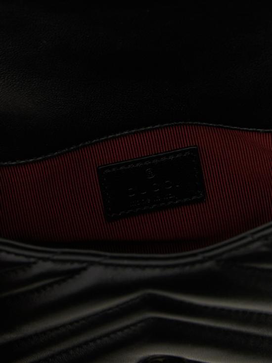 26SS 구찌 GG 마몽 미니 숄더백 841290AAFAX1000 Black - GUCCI