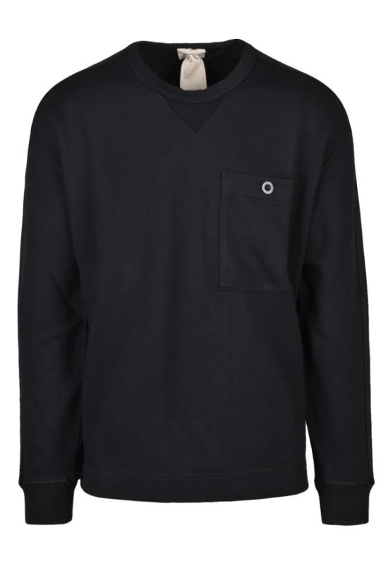  텐 씨 탑 크루넥 스웨트셔츠 - 블랙