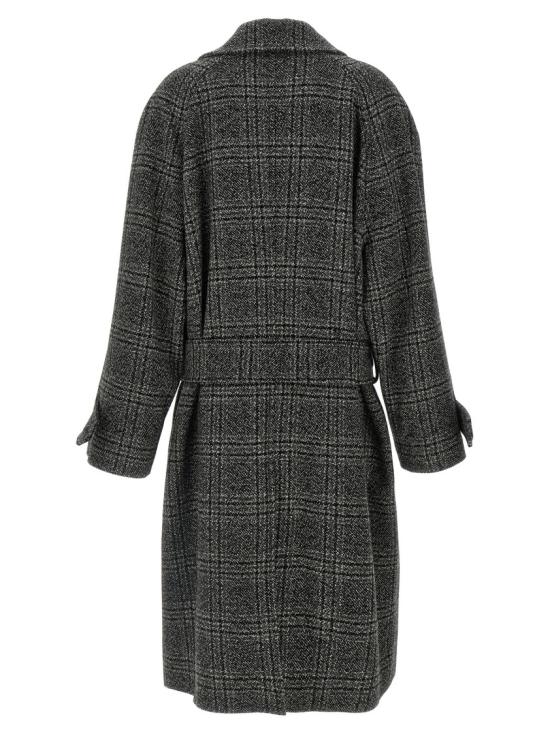 26FW 발렌시아가 원 레이어 레글런 코트 838934TSU201269 Black - BALENCIAGA