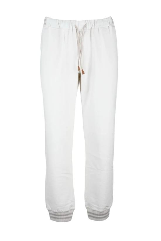  일레븐티 팬츠 벨벳 트레이닝복 - 화이트