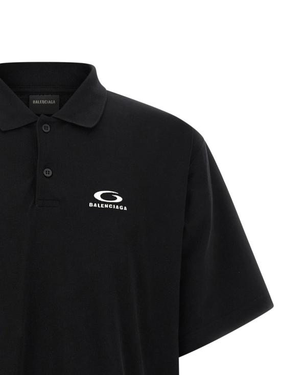 26SS 발렌시아가 로렐 클래식 레귤러 폴로 828531TTVT81000 Black - BALENCIAGA