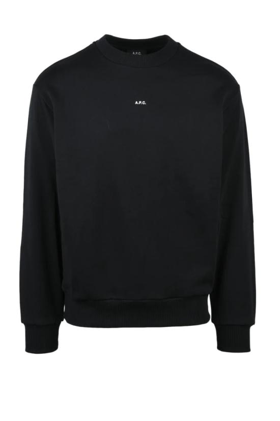 25SS 아페쎄 탑 면 스웨트셔츠 - 블랙