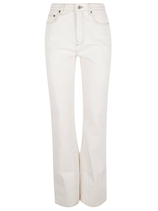 26SS 버버리 하이 라이즈 부츠컷 진 8118523 C3997 White