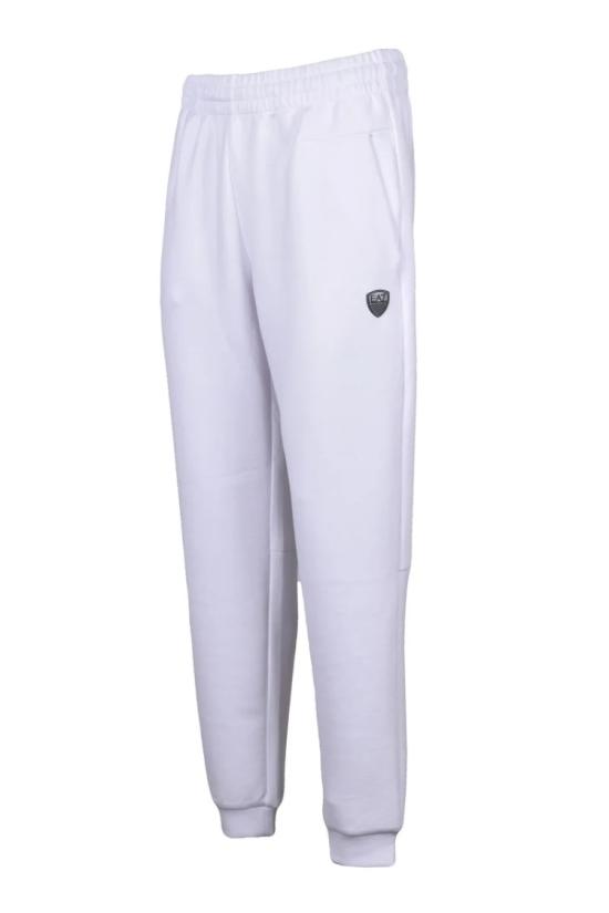 25SS 엠포리오 아르마니 트레이닝 웨어 신축성 있는 점프수트 세트 - 화이트 - EMPORIO ARMANI