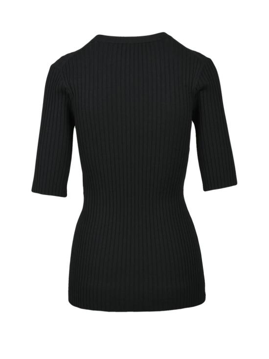  스텔라 맥카트니 반팔 티셔츠 언더레이어 니트 - 블랙 - STELLA MCCARTNEY
