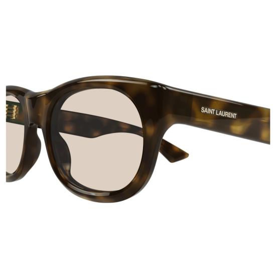 25FW 생로랑 선글라스 볼드한 직사각형 호피무늬  (유광 마감) - SAINT LAURENT