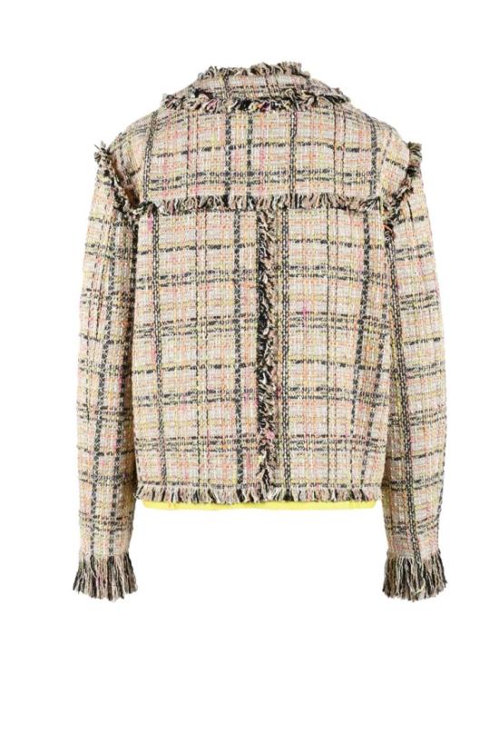  엠에스지엠 자켓 혼합 소재 재킷 - 베이지 - MSGM
