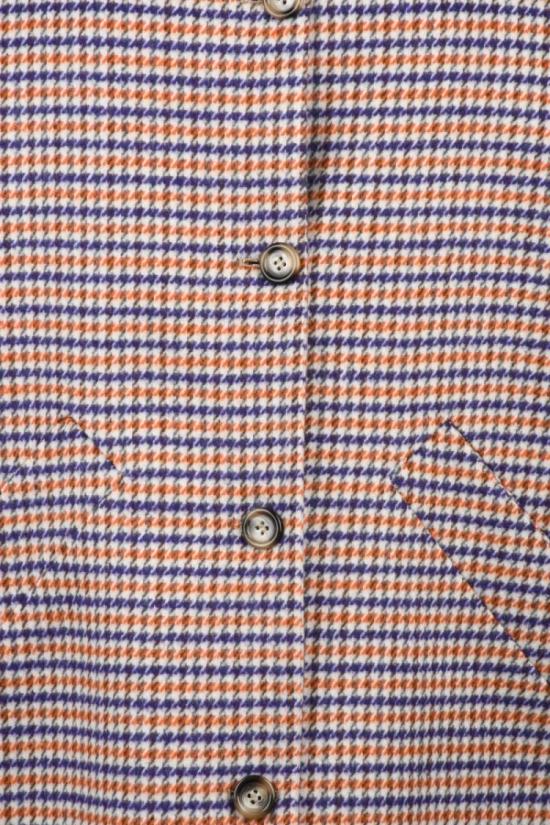  Guttha 코트 미디 길이의 하운드투스 패턴 래글런 소매 - OTHER BRANDS