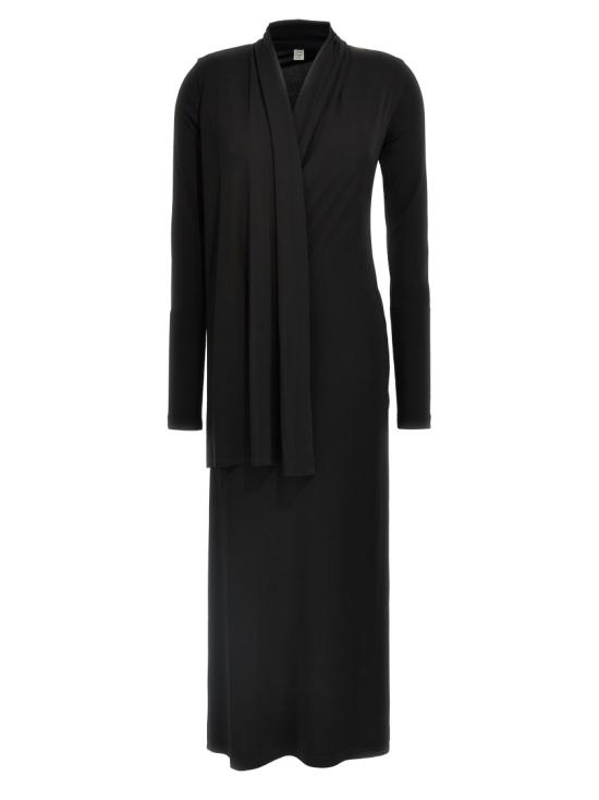 25SS 토템 롱 원피스 252WRD0172FB0162001 Black