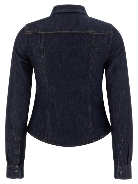 26SS 드리스 반 노튼 데님 셔츠 2611307323385507 Black - DRIES VAN NOTEN