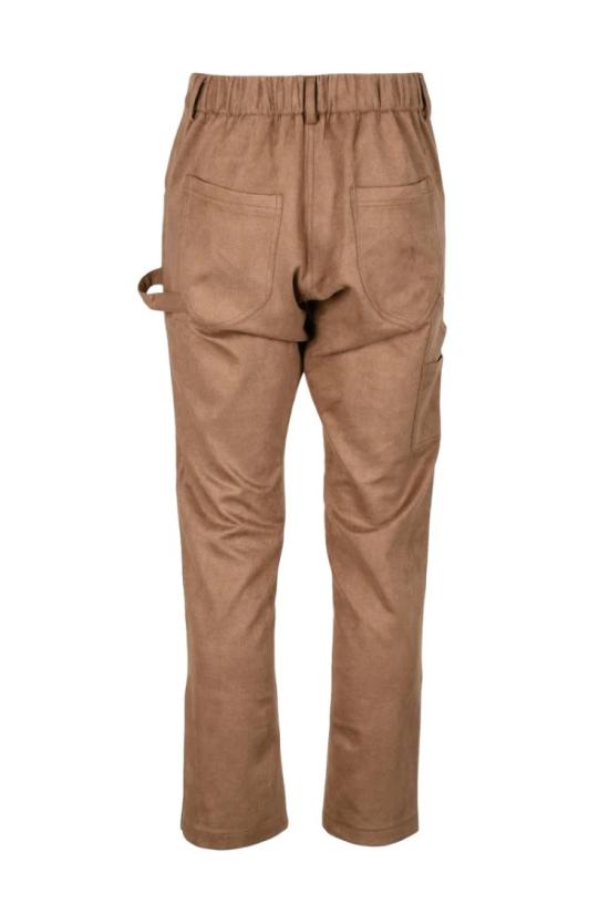  A.M.Couture 팬츠 남성용 인조 스웨이드 카고  - 브라운 - OTHER BRANDS