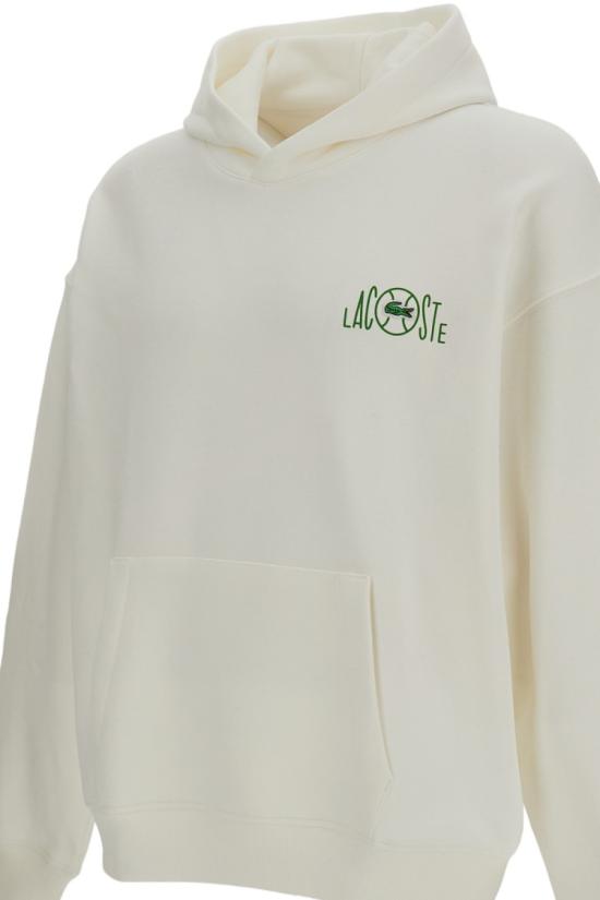 26SS 라코스테 후드 티셔츠 SH219670V White - LACOSTE