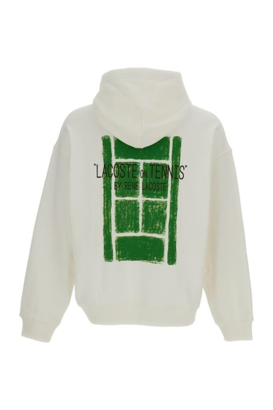26SS 라코스테 후드 티셔츠 SH219670V White - LACOSTE