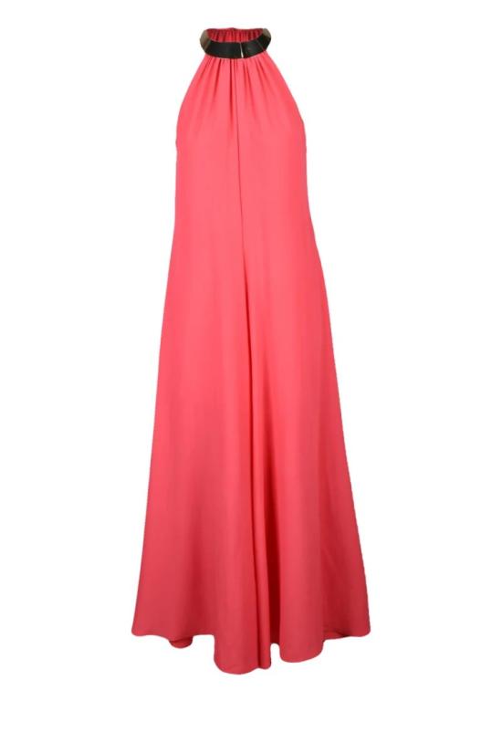 25SS 시모나 코르셀리니 롱 원피스 긴 드레스 - 빨간색