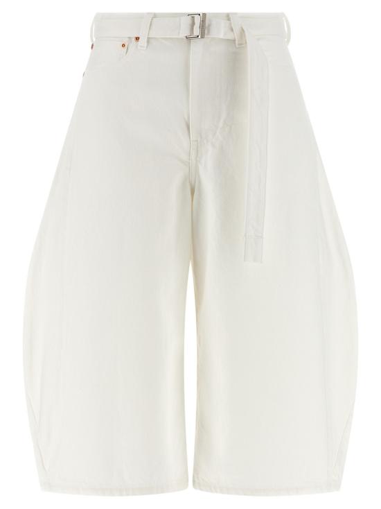 26SS 사카이 숏팬츠 2608317151 White