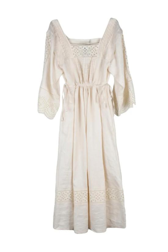 25SS 막스마라 롱 원피스 루글리오 드레스 - 베이지