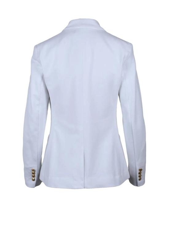 25SS 랄프 로렌 수트 자켓 노치드 라펠이 있는 슬림핏 테일러드 재킷 - RALPH LAUREN