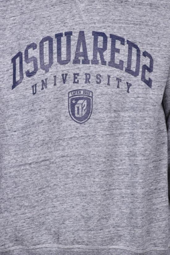 25SS 디스퀘어드2 탑 클래식한 디자인의 멜란지 그레이 후드티 - DSQUARED2