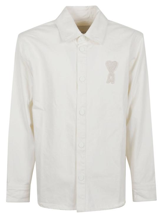 26SS 아미 긴팔 셔츠 UJK897MDE0126136 White