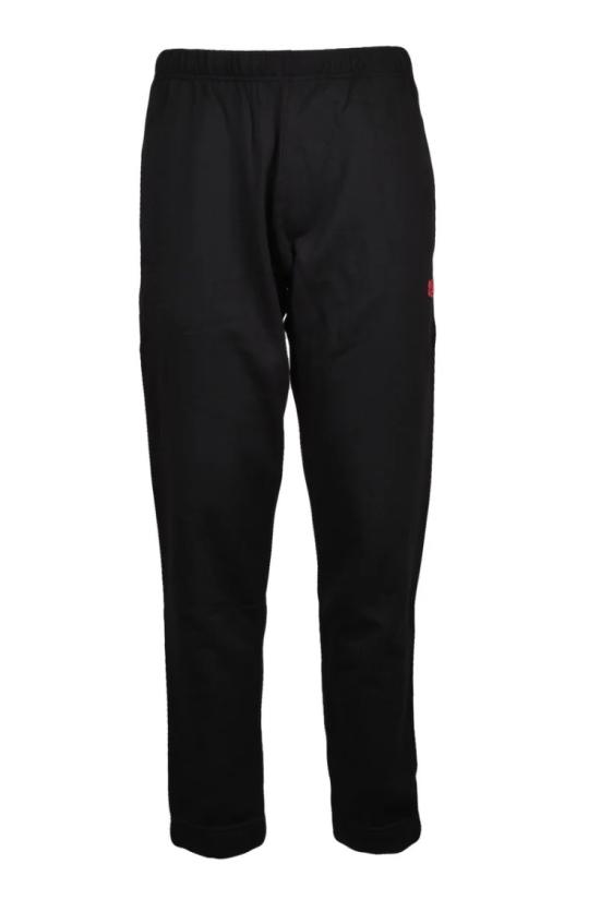  겐조 팬츠 편안한 핏의 블랙 파리 트레이닝