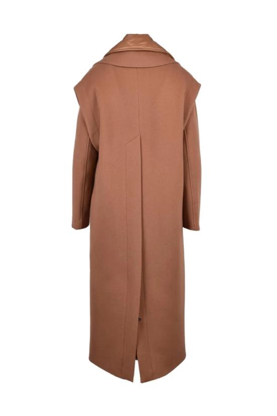  파트리지아페페 코트 긴 기장의 컨버터블  - 브라운 - PATRIZIA PEPE