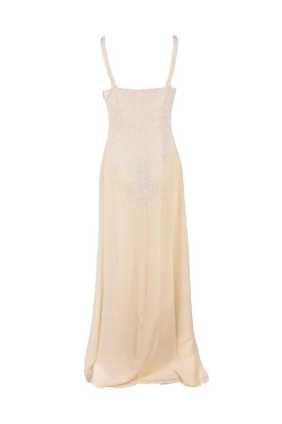  Red Carpet E. Franchi 롱 원피스 폴리에스터 소재의 긴 드레스 - 버터 색상 - OTHER BRANDS