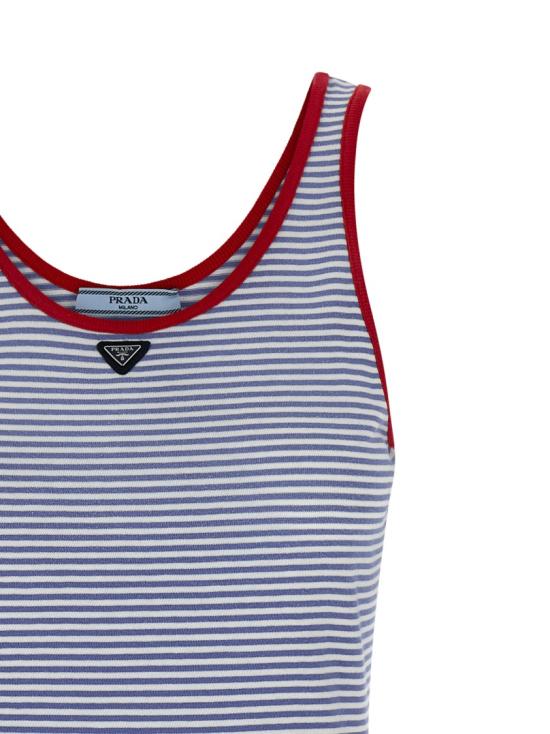 26SS 프라다 민소매 티셔츠 39659SOOO186HF0X36 Grey - PRADA