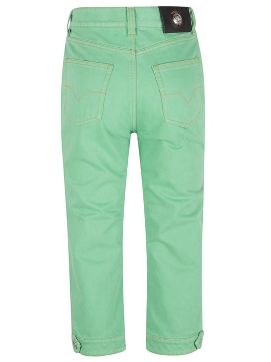 26SS 베르사체 스트레이트 팬츠 10237411A178711DB00 Green - VERSACE