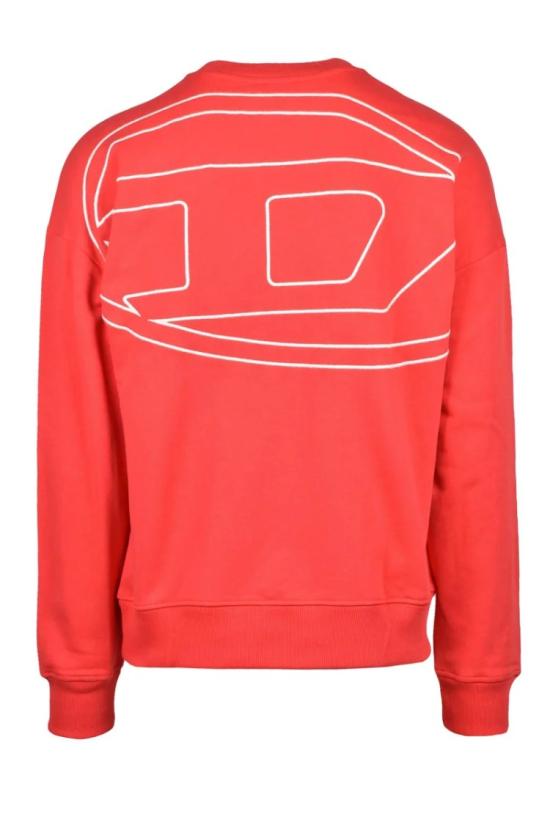  디젤 탑 크루넥 스웨트셔츠 - 레드 - DIESEL