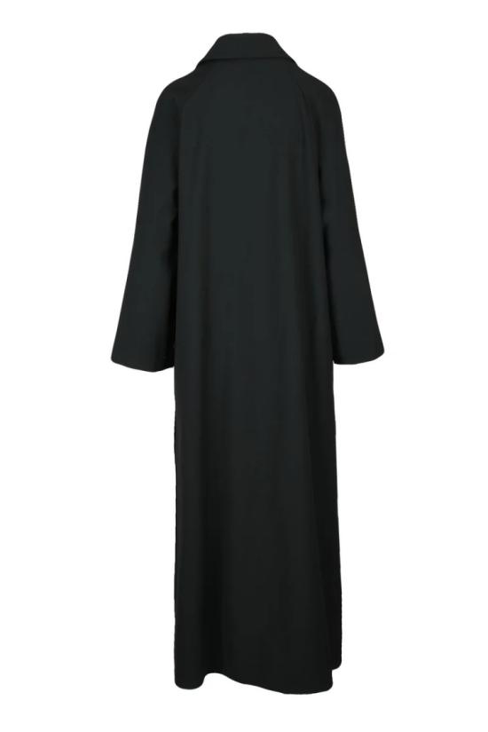  발렌타인 코트 긴  (버진 울 소재) - 블랙 - BALLANTYNE