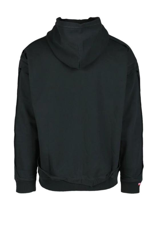  디젤 탑 남성용 스웨트셔츠 - 블랙 - DIESEL