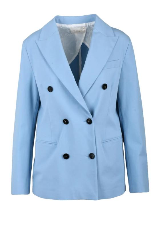 25SS Slowear By Montedoro 수트 자켓 더블 브레스트 재킷 - 라이트 블루