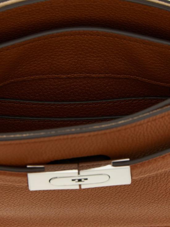 26SS 토리버치 리 라지윌 미니 탑 핸들백 175603200 Brown - TORY BURCH