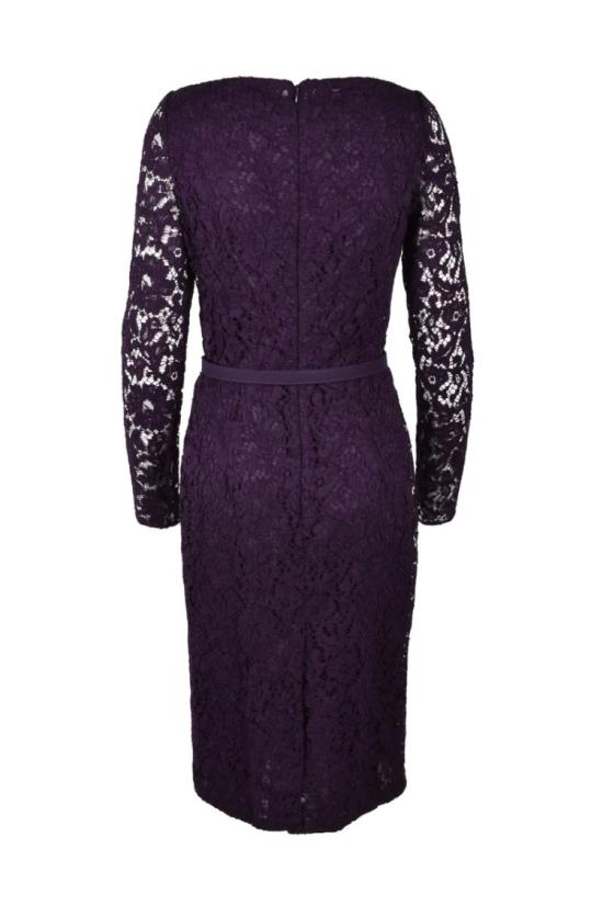  발렌티노 가라바니 미디 원피스 레이스 드레스 - 보라색 - VALENTINO GARAVANI