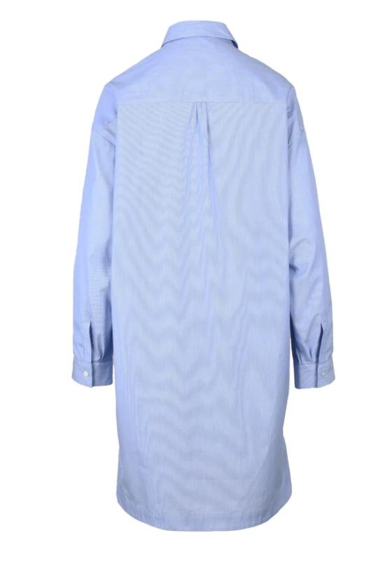  Lutz Huelle 셔츠 연한 파란색 셔츠에 은색 메탈릭 패널이 있습니다. - OTHER BRANDS