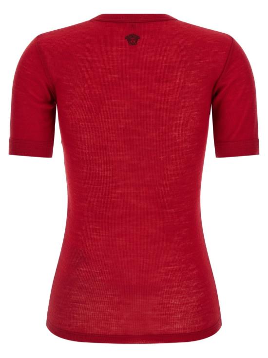 26SS 베르사체 탑 10245061A175481RB30 Red - VERSACE