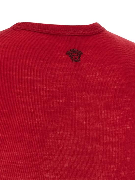 26SS 베르사체 탑 10245061A175481RB30 Red - VERSACE