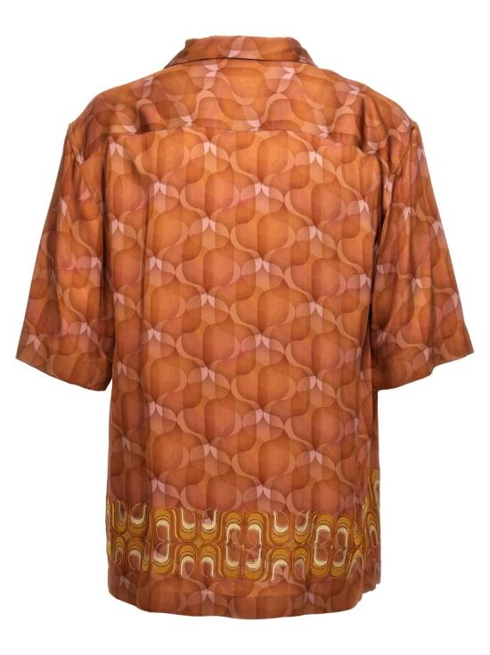  드리스 반 노튼 반팔 셔츠 0207158139301 Brown - DRIES VAN NOTEN