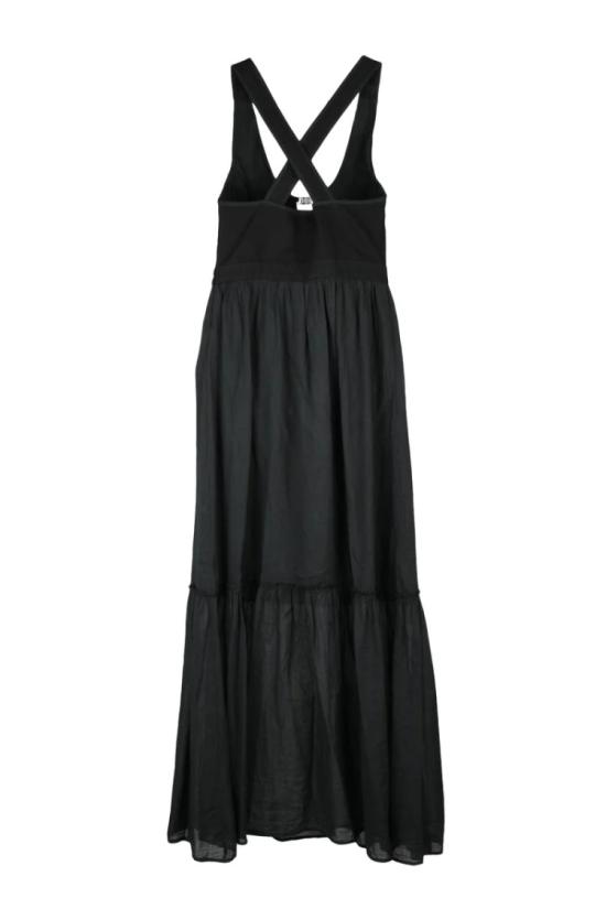 25SS 핑코 롱 원피스 가르자토 롱 드레스 - 블랙 - PINKO