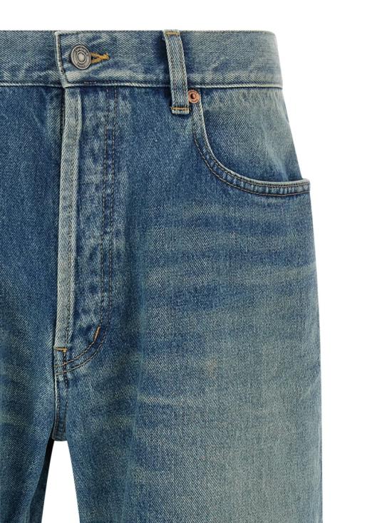 26SS 생로랑 MICK 롱 진 816412Y11CA4937 Blue - SAINT LAURENT