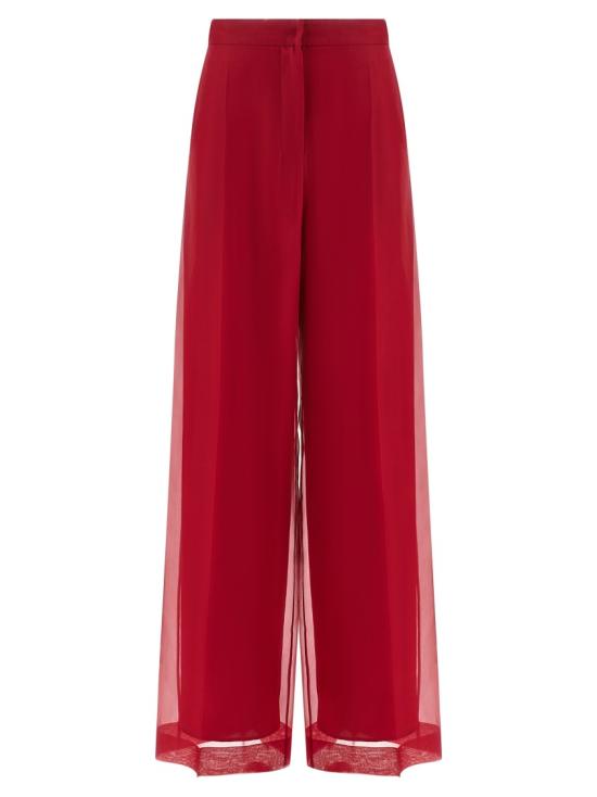 26SS 막스마라 Mxeolivi 실크 오간자 레이어드 팬츠 2611131044600003 Red